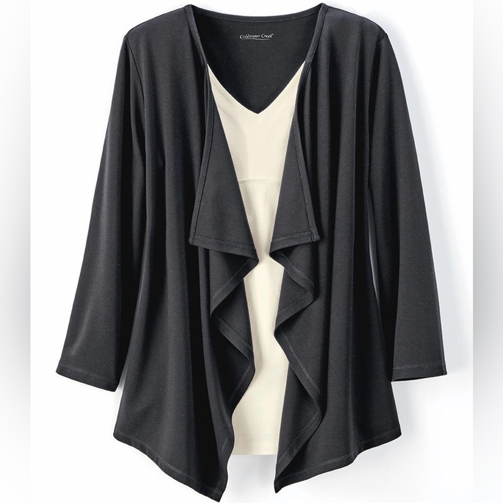 Destinations Open Front Duster Cardigan